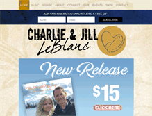 Tablet Screenshot of charlieandjill.com